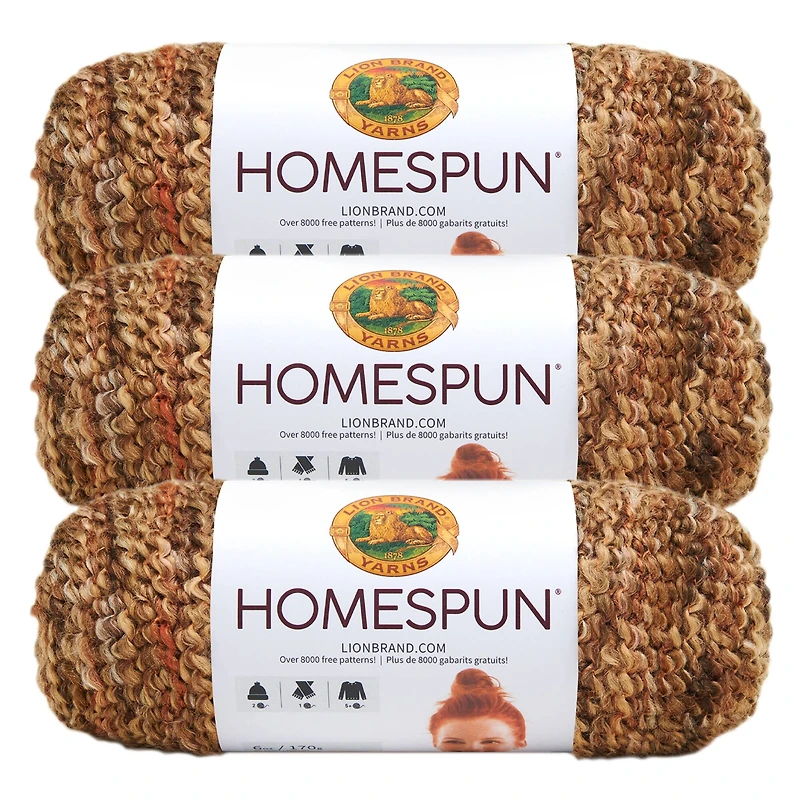 3 Pack Lion Brand® Homespun® Yarn