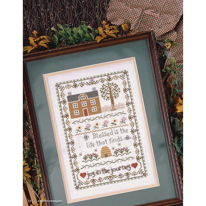 Leisure Arts® Cross Stitch Joy in the Journey Book