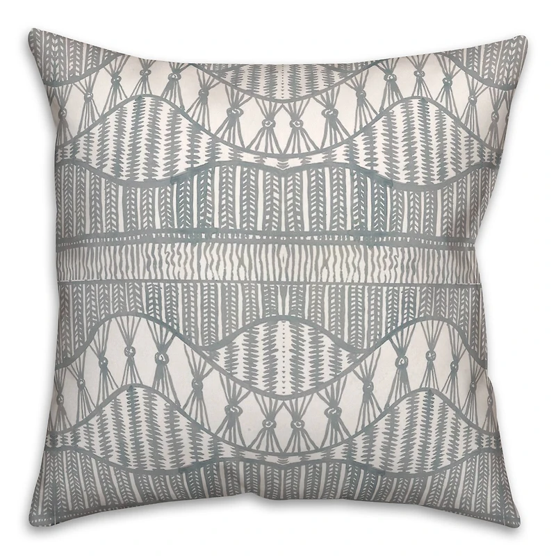 Lace Pattern Throw Pillow