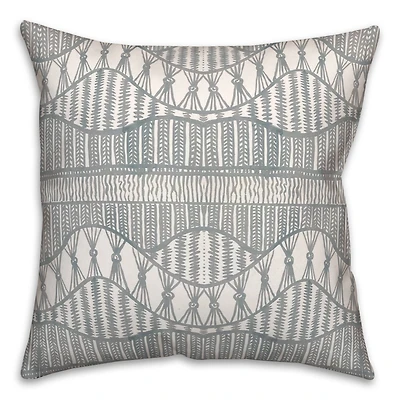 Lace Pattern Throw Pillow