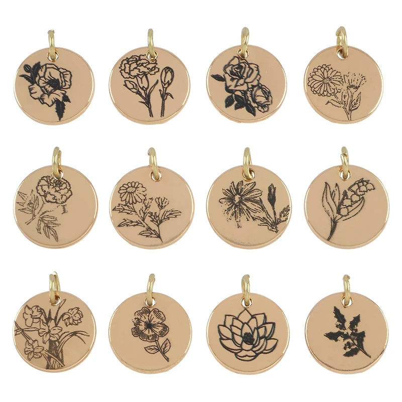 Birth Flower Charm Set by Bead Landing™