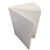 Ashley Productions 6" x 8" White Blank Chunky Hardcover Board Book, 6ct.
