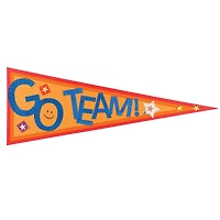 Hygloss® Happy 100th Day Paper Pennants, Pack of 36