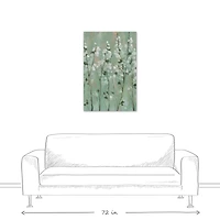 Green Cherry Blossom 24" x 36" Canvas Wall Art