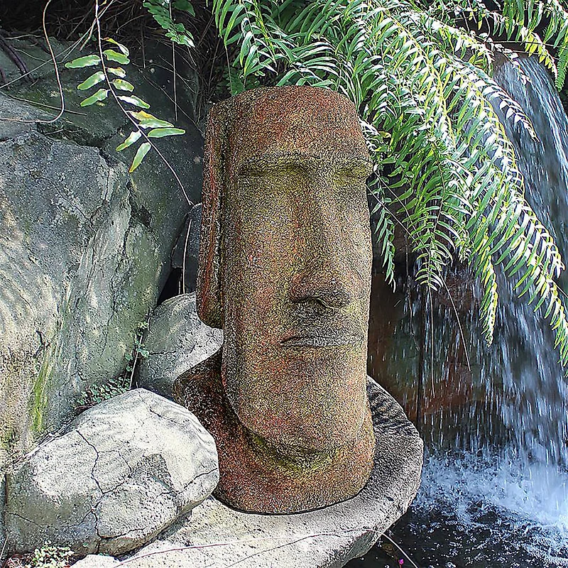 Design Toscano 16.5" Eastern Island Ahu Akivi Moai Monolith Statue