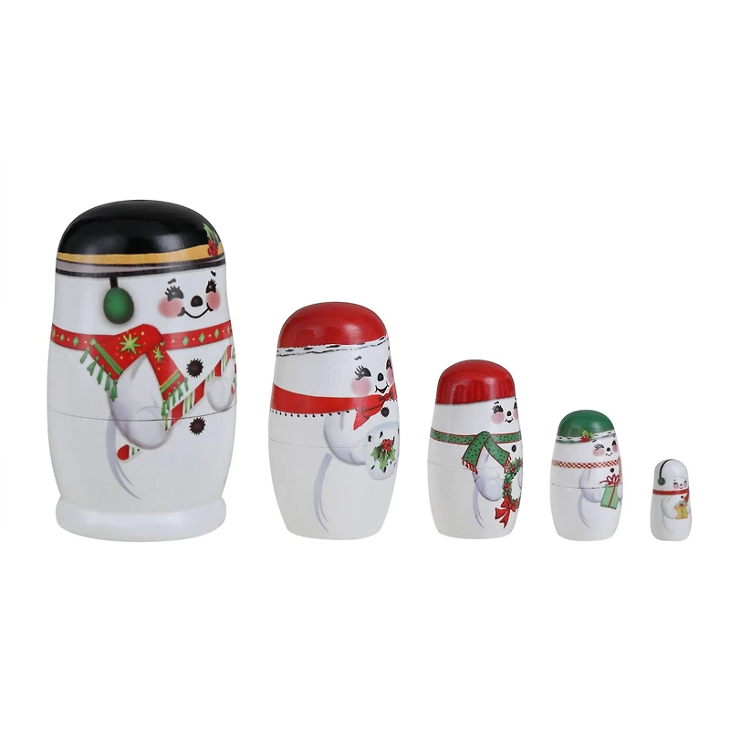 Mr. Christmas Nesting Snowman Family Set