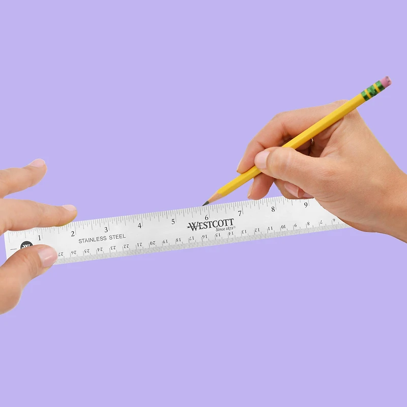 10 Pack: Westcott® Stainless Steel Ruler