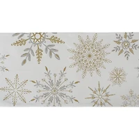 DII® 108" Snowflake Sparkle Printed Table Runner