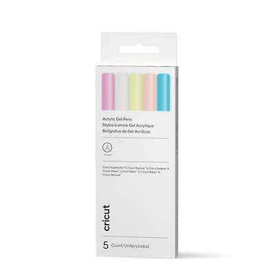 Cricut® 1.0mm Acrylic Gel Pens, 5ct.