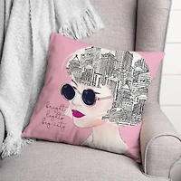 City On My Mind Sketch 18" x 18" Throw Pillow