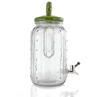 Gibson Home® 1.3gal. Cactus Cooler Glass Drink Dispenser