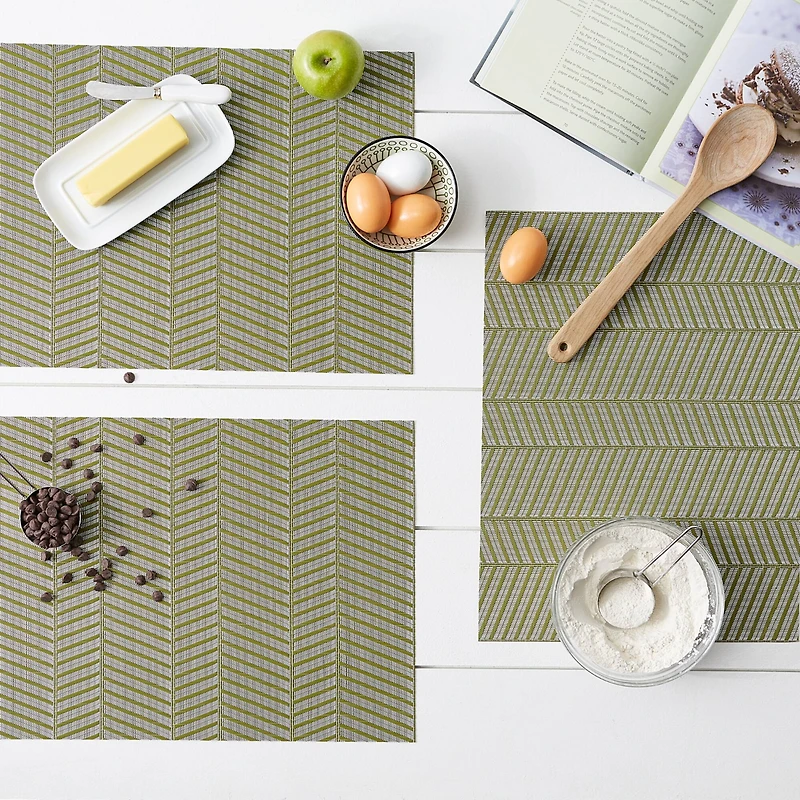 DII® Textured Twill Weave Placemats