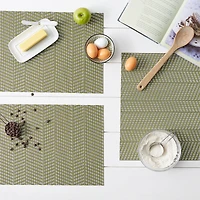 DII® Textured Twill Weave Placemats