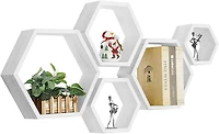 NEX™ Hexagon Floating Honeycomb Shelves Set