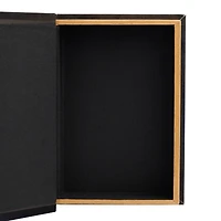 Arabesque Pattern Canvas Storage Book Box Set