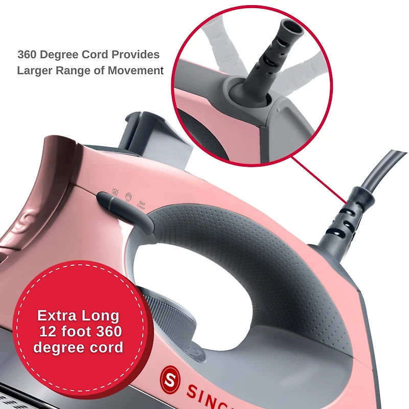 SINGER® SteamCraft Pink Iron