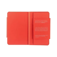Fabriano® EcoQua Plus Lined Red Fabric-Bound Notebook