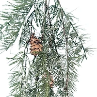 39" Hanging Snowy Greenery & Pinecone Stem by Ashland®