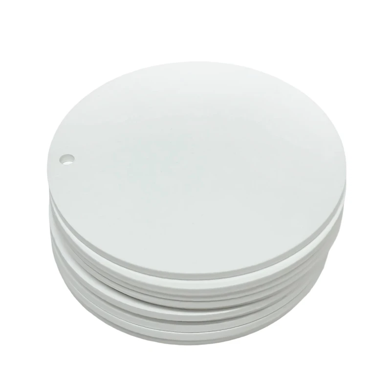 2.75" DIY Whitewashed Plywood Round Ornaments, 12ct. by Make Market®