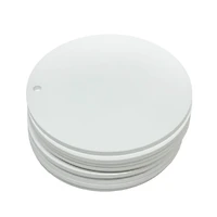 2.75" DIY Whitewashed Plywood Round Ornaments, 12ct. by Make Market®