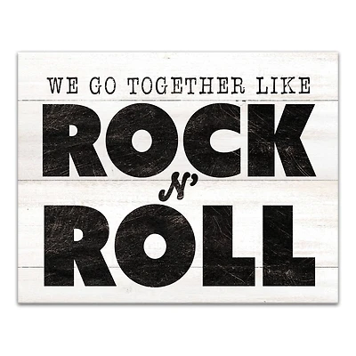 We Go Together 14" x 11" Canvas Wall Art