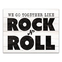 We Go Together 14" x 11" Canvas Wall Art