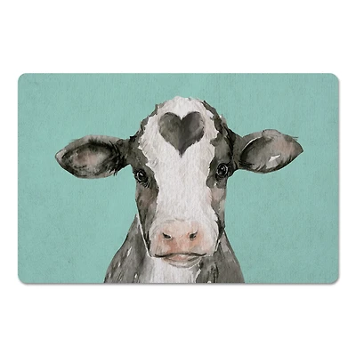 18" x 27" Cow with Heart Floor Mat