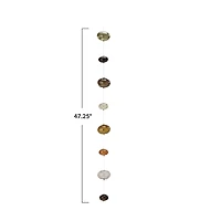 Hello Honey® 4ft. Brown Azure Bubbles Hand-Blown Glass Garland