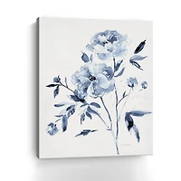 Inky Chickory Botanical II Canvas Giclee