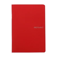 Fabriano® EcoQua Raspberry Staple-Bound Blank Notebook, A5