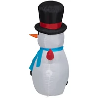 4ft. Airblown® Inflatable Christmas Little Snowman in Top Hat