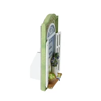 Green & White Open The Windows of Heaven Bible Scripture Plaque