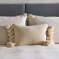 Hello Honey® Chenille Lumbar Pillow with Tassels