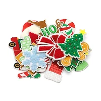 Classic Christmas 20 Piece Iron-On & Adhesive Patch Set by Celebrate It™