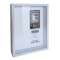 White Beveled Shadow Box by Studio Décor