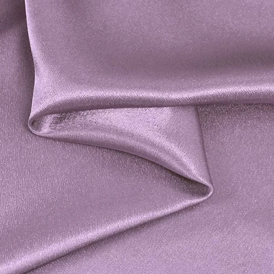 Dark Lilac Crepe Back Satin