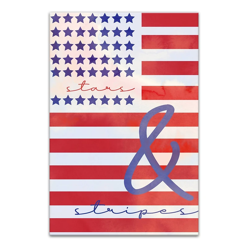 Stars & Stripes Canvas Wall Art