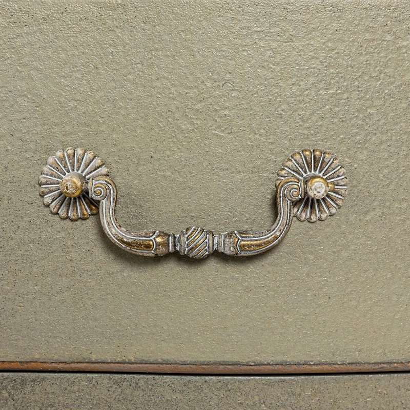 Hello Honey® Distressed Gray Wood Dresser Cabinet