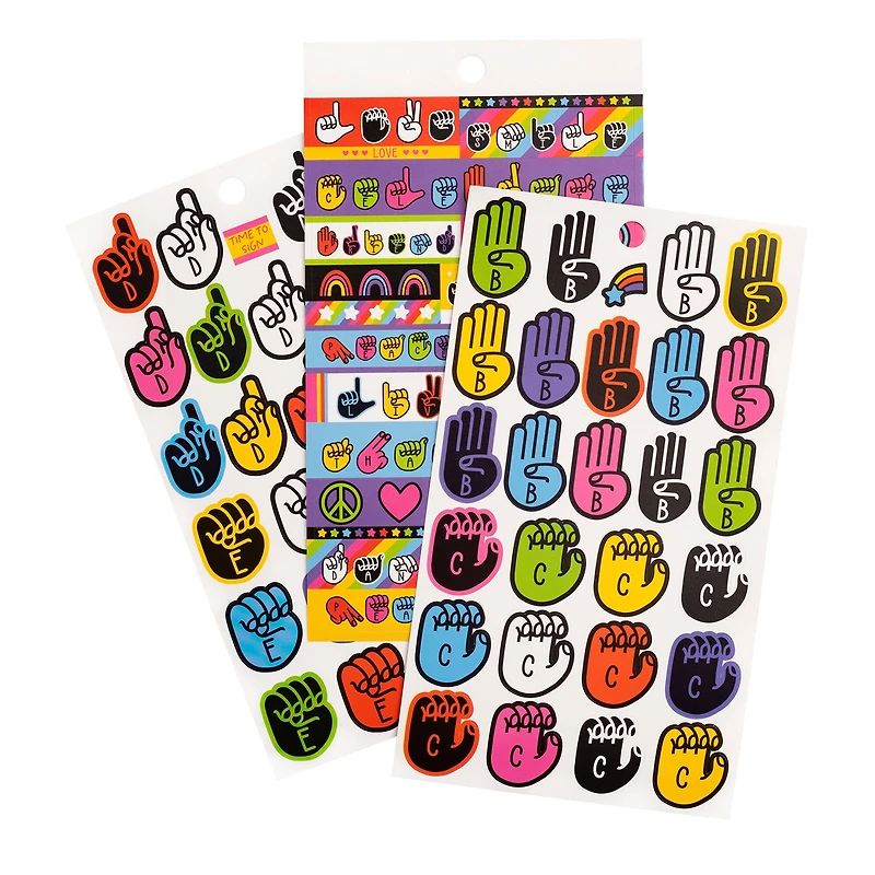Sign Language Sticker Book by Recollections™