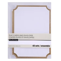 Foil Cards & Envelopes by Recollections™, 4" x 5.5"