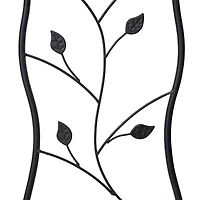 Glitzhome® Black Rectangular Nesting Metal Planter Set