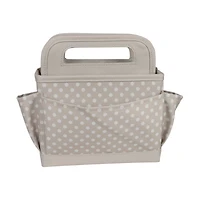 Everything Mary Tan Dots Collapsible Craft Caddy