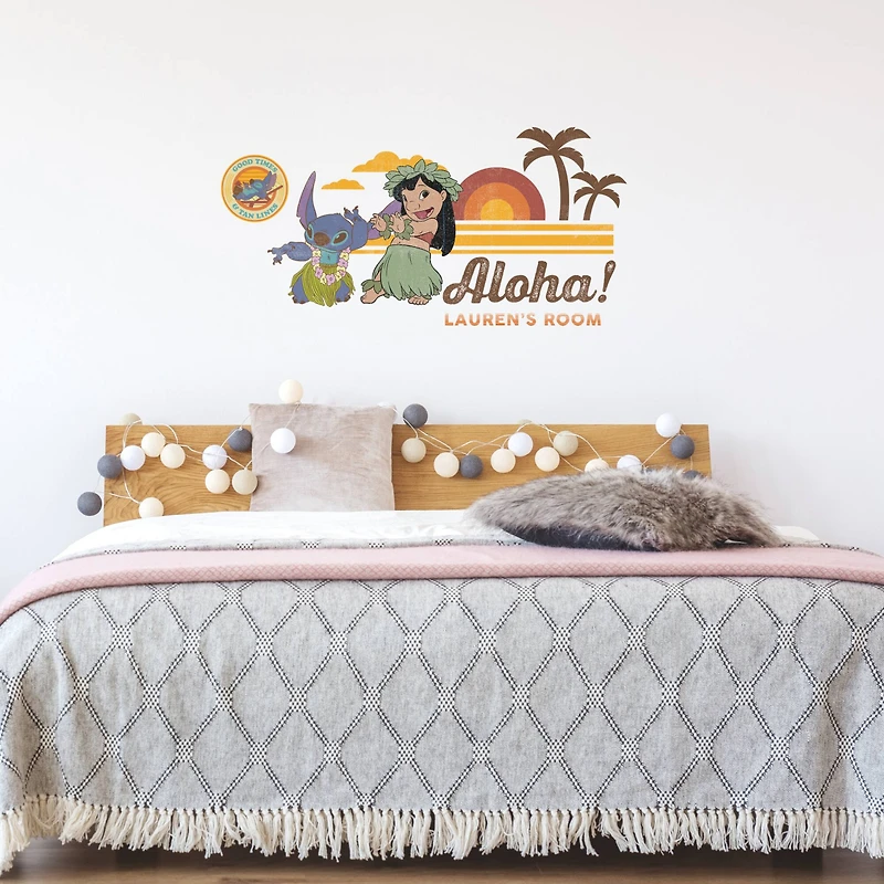 RoomMates Lilo & Stitch Peel & Stick Giant Wall Decal Set with Alphabet