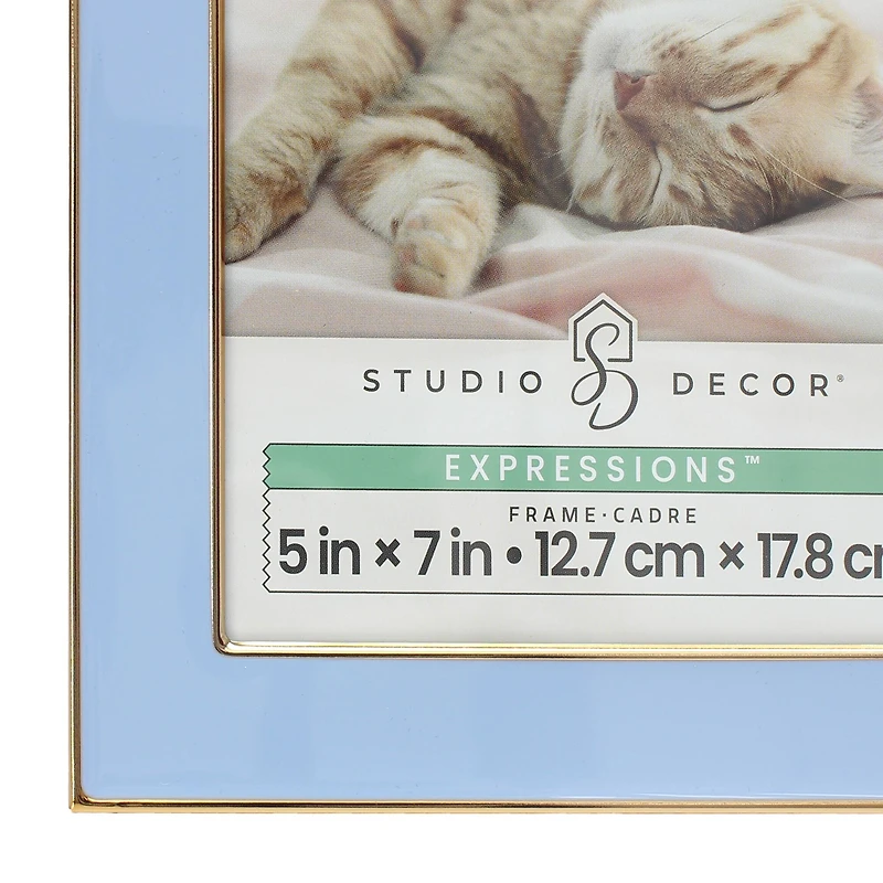 Expressions™ 5" x 7" Gold Trim Tabletop Frame by Studio Décor