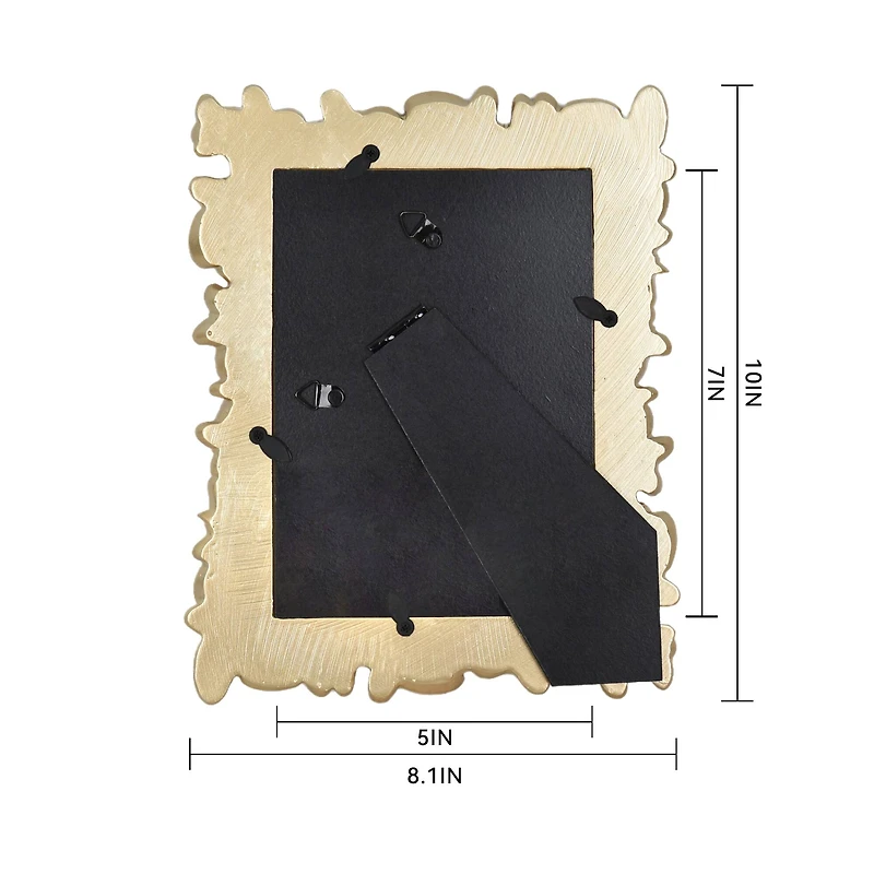 Treasured Finds 5" x 7" Gold Butterfly Tabletop Frame by Studio Décor®