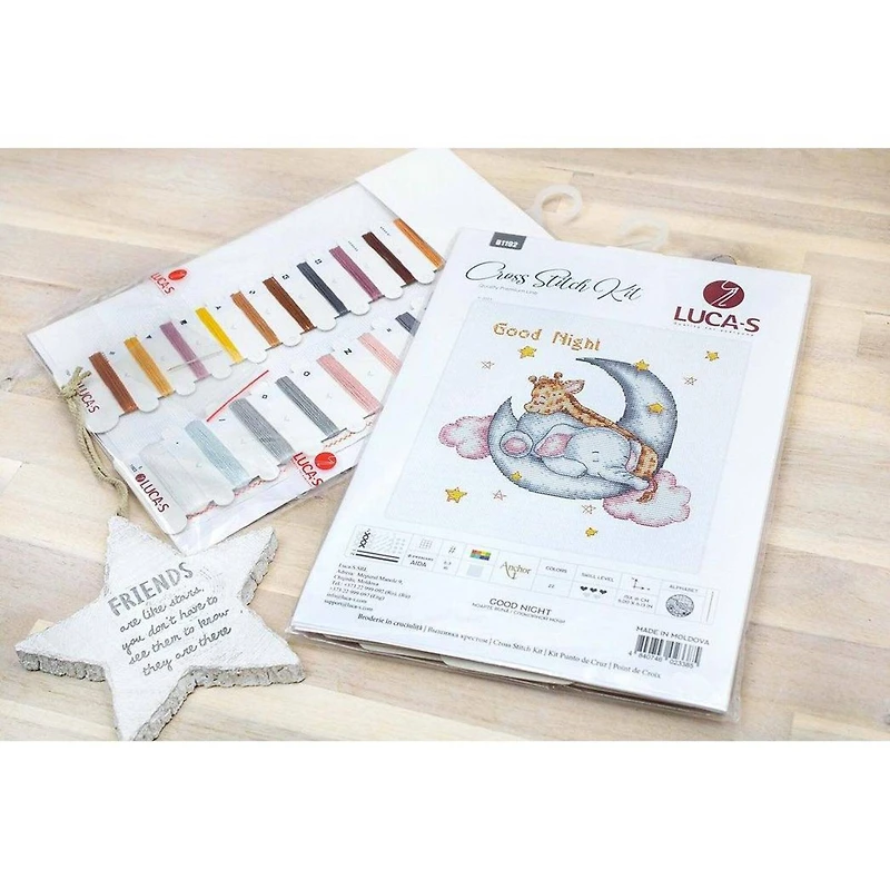Luca-s Good Night Counted Cross Stitch Kit