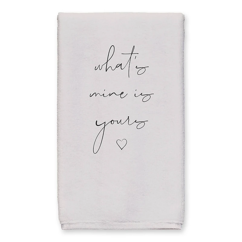 What's Mine is Yours and Yours is Mine 16" x 25" Tea Towel - Set of 2