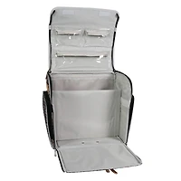 Everything Mary Floral Deluxe Collapsible Rolling Craft Bag