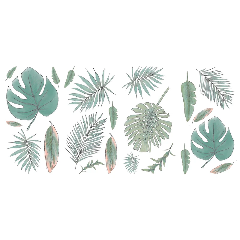 RoomMates Mr. Kate Hand-Drawn Palm Peel & Stick Wall Decals