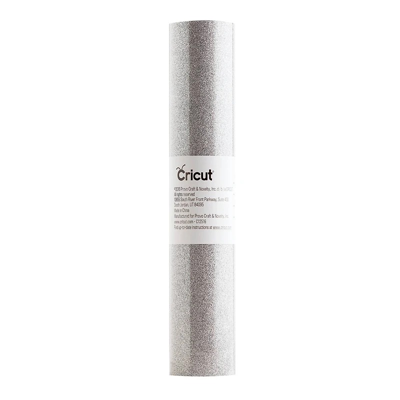 Cricut® Glitter Iron-On Value Roll, Silver Shimmer